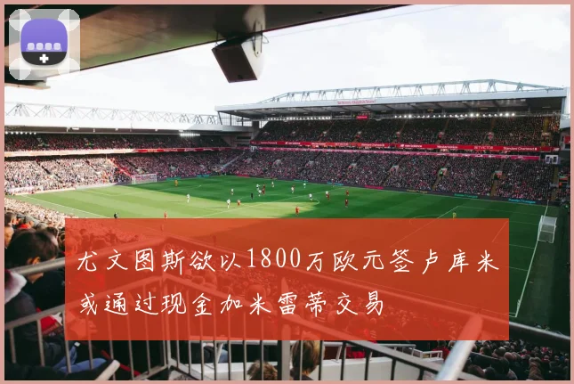 尤文图斯欲以1800万欧元签卢库米或通过现金加米雷蒂交易